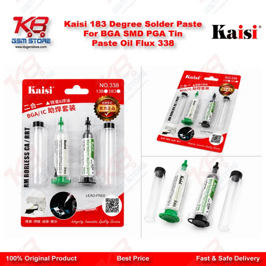 Kaisi 183 Degree Solder Paste For BGA SMD PGA Tin Paste Oil Flux 338