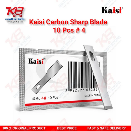 Kaisi Carbon Sharp Blade #4 (10 Pcs) – Precision PCB & Motherboard Repair Scalpel Blades