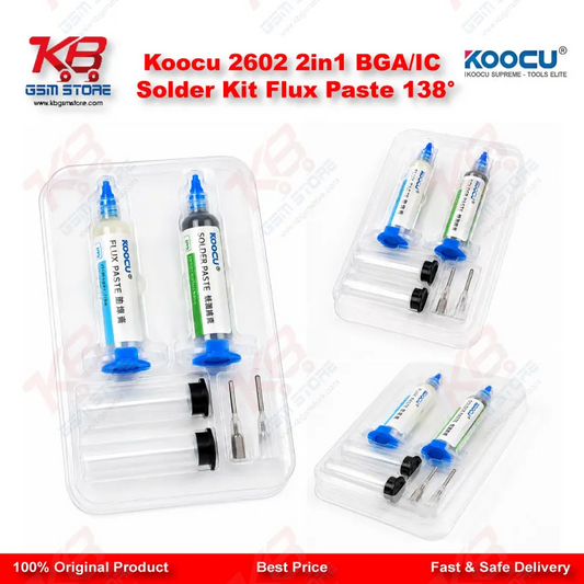 Koocu 2602 2in1 BGA/IC Solder Kit Flux Paste 138°