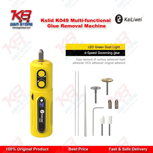 Kslid K049 Multi-functional OCA Glue Removal Machine – 6-Speed Electric Screen Degumming Tool