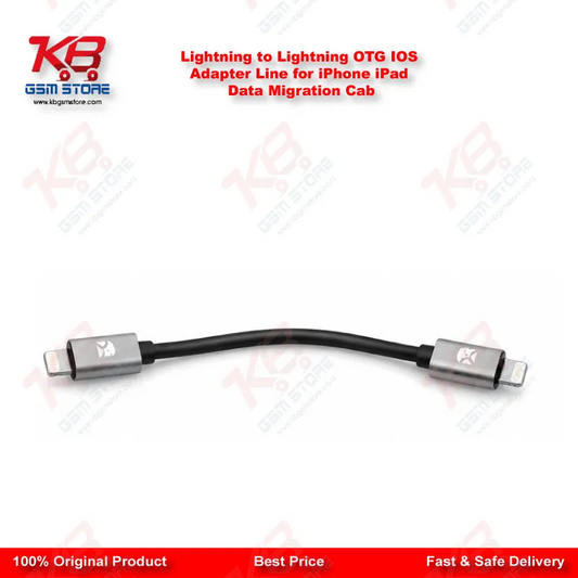 Lightning to Lightning OTG IOS Adapter Line for iPhone iPad Data Migration Cab