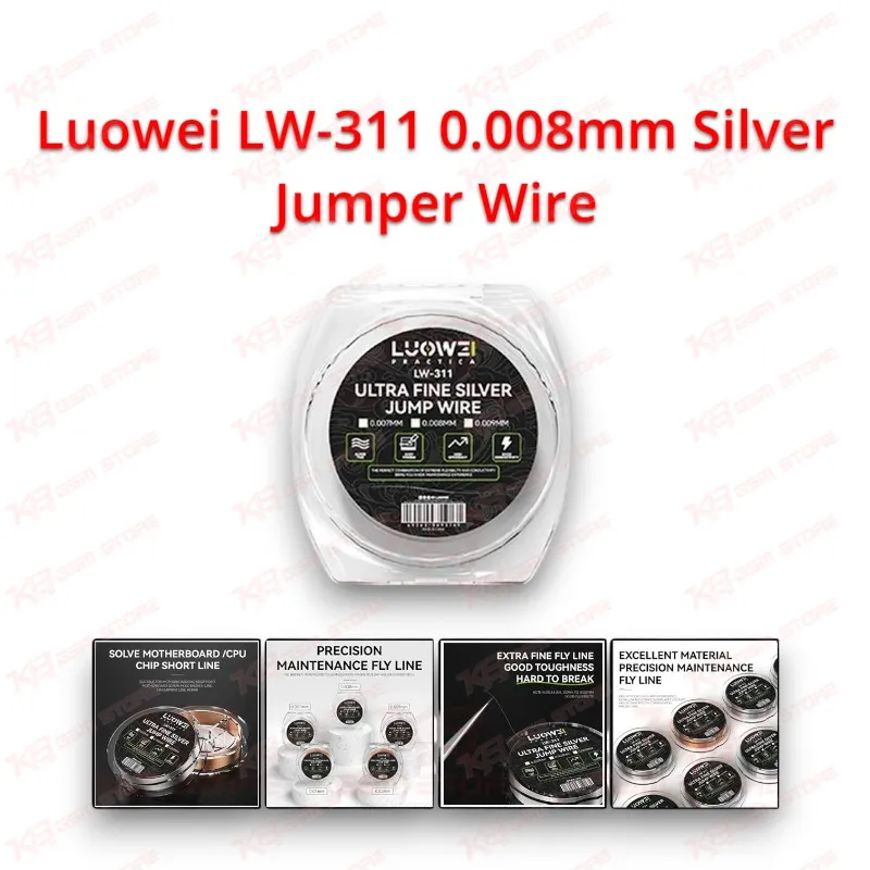 Luowei LW-311 0.008mm Silver Jumper Wire