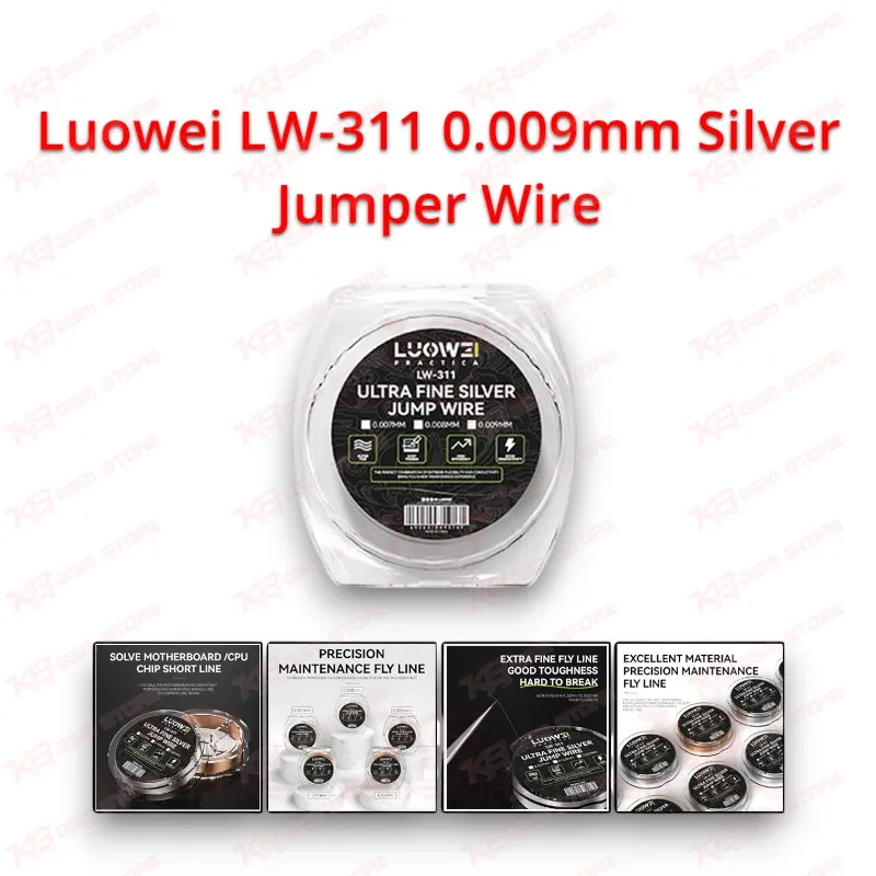 Luowei LW-311 0.009mm Silver Jumper Wire