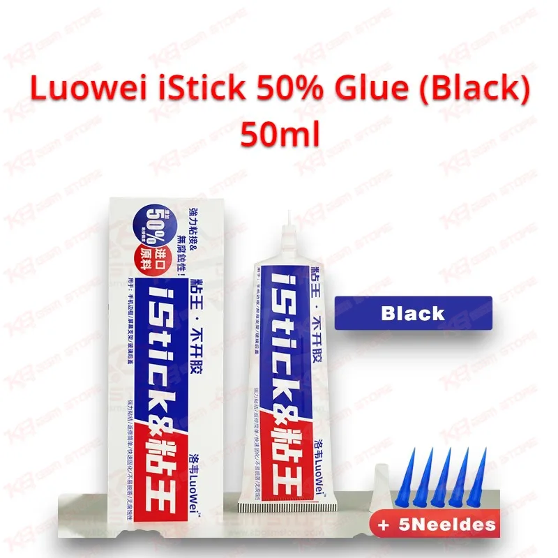 Luowei iStick 50% Glue (Black) 50ml