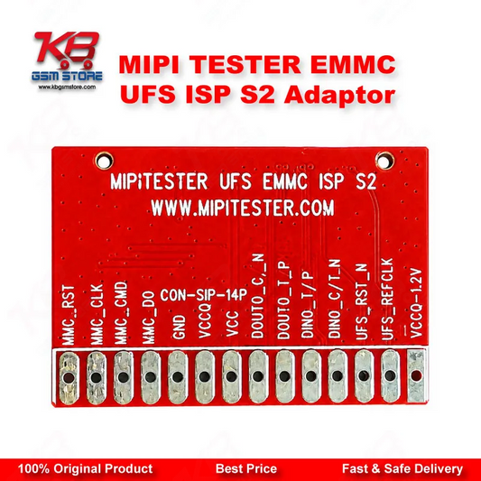 MiPi Tester eMMC/UFS ISP S2 Adapter for MiPi Box