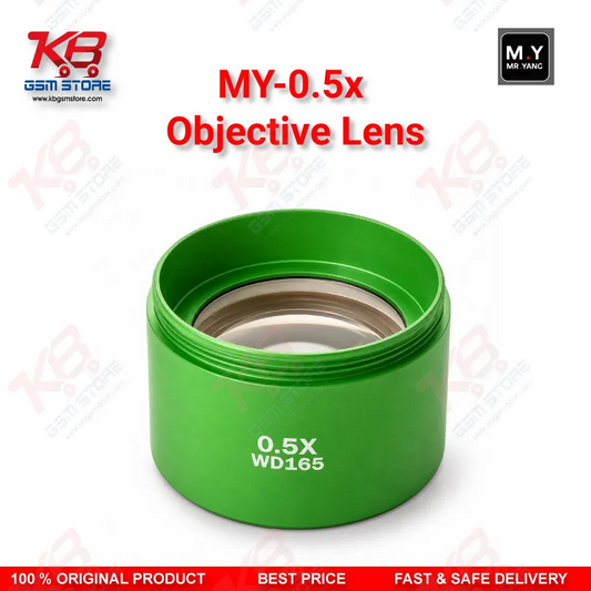 MY-0.5X Auxiliary Objective Lens for Trinocular Stereo Microscope - 48mm Mount