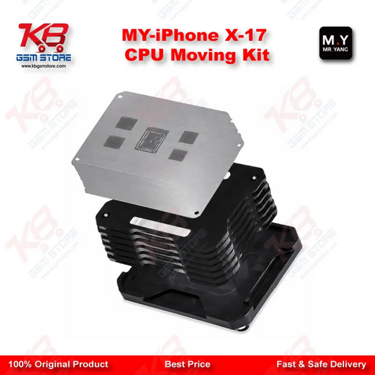 MR.YANG M.Y CPU Moving Kit for iPhone X-17 Series – A11 to A19 Pro Reballing Stencil Set