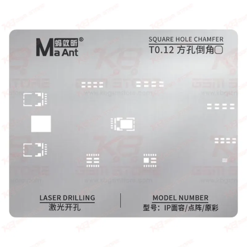 MaAnt MR-01 Dot Matrix Face Lattice Stencil Net for iPhone X XR Xs XsMax 11 11Pro 11Pro Max