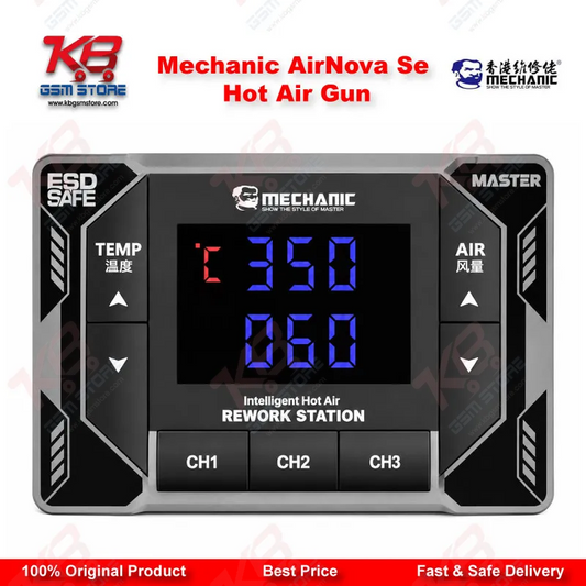 Mechanic AirNova SE 1000W Hot Air Rework Station – Smart Temperature Control Desoldering Gun
