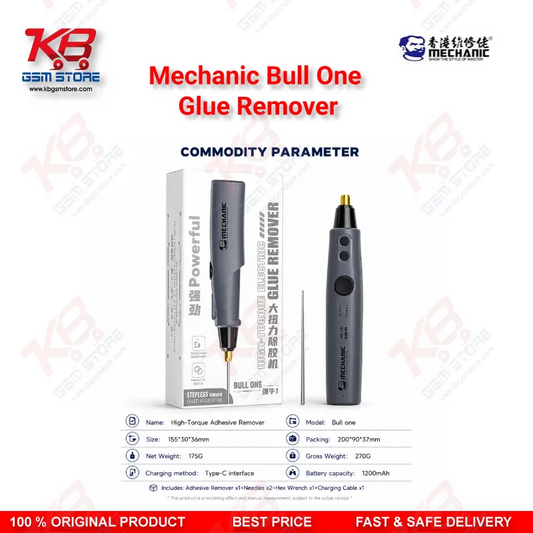MECHANIC Bull One Electric Glue Remover – High Torque OCA Screen Adhesive Removal Tool