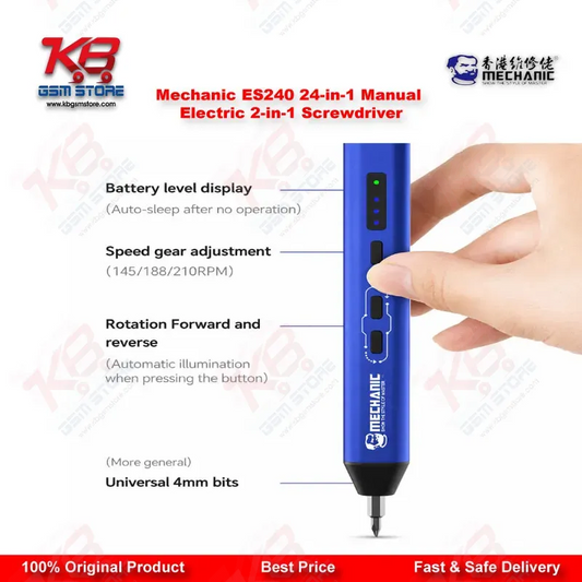 Mechanic ES240 24-in-1 Manual & Electric 2-in-1 Precision Screwdriver Set