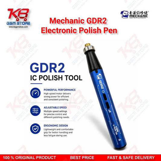 Mechanic GDR2 Electric IC Polishing Pen – 37000RPM Motherboard Grinding Tool