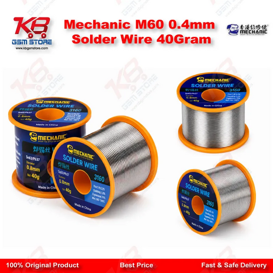 Mechanic M60 0.4mm Solder Wire 40Gram