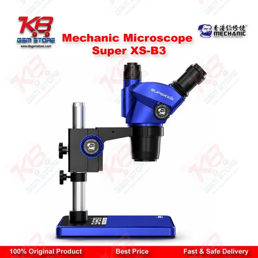 Mechanic Super XS-B3 Trinocular Stereo Microscope for Mobile PCB Repair