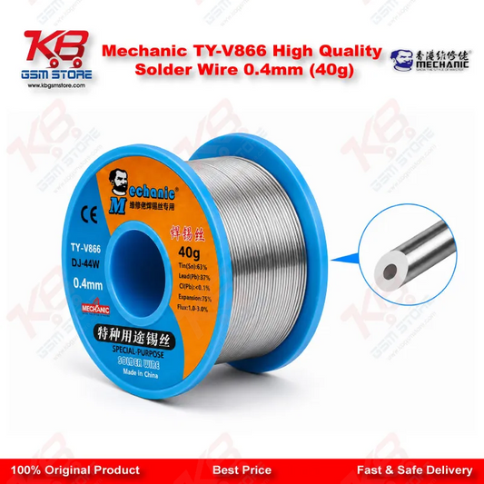 Mechanic TY-V866 High Quality Solder Wire 0.4mm (40g)