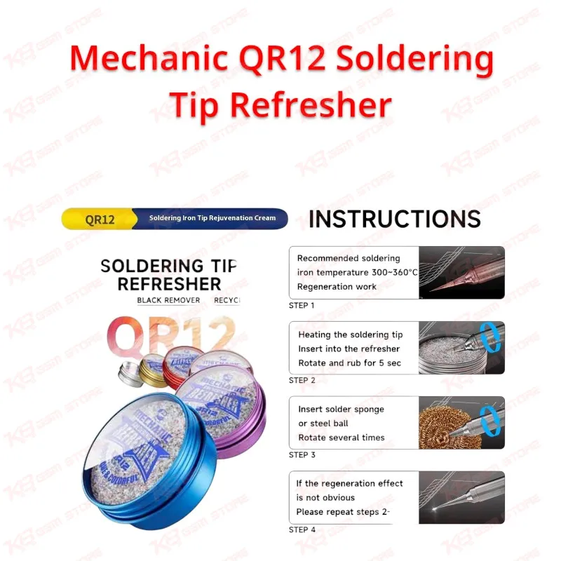 Mechanic QR12 Soldering Tip Refresher