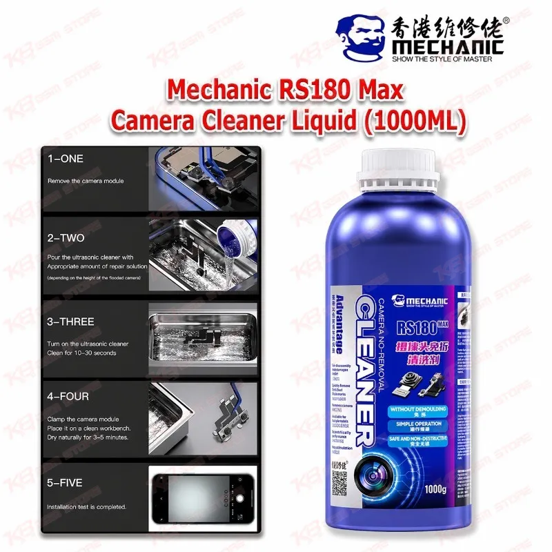 Mechanic RS180 Max Camera Cleaner Liquid (1000ML)