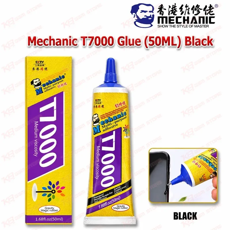 Mechanic T7000 Glue (50ML) Black