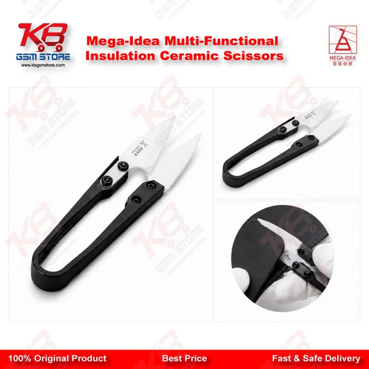 Mega-Idea Multi-Functional Insulation Ceramic Scissors