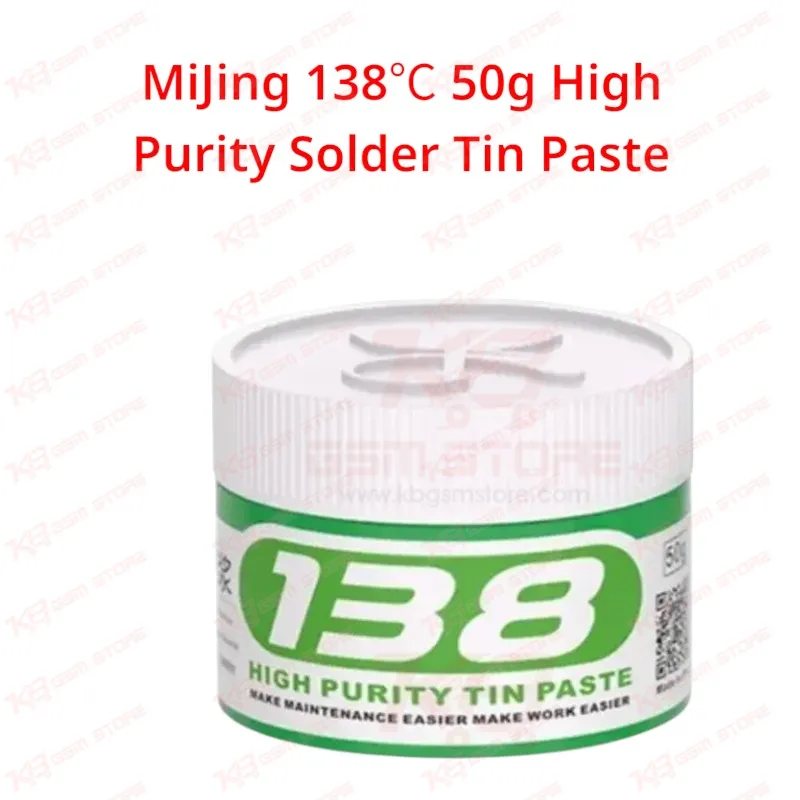 MiJing 138℃ 50g High Purity Solder Tin Paste