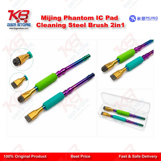 Mijing Phantom IC Pad Cleaning Steel Brush 2in1