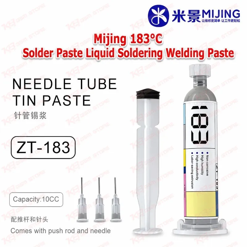 Mijing 183°C Solder Paste Liquid Soldering Welding Paste