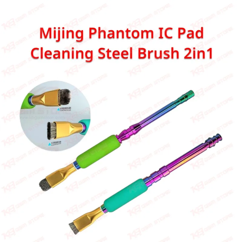 Mijing Phantom IC Pad Cleaning Steel Brush 2in1