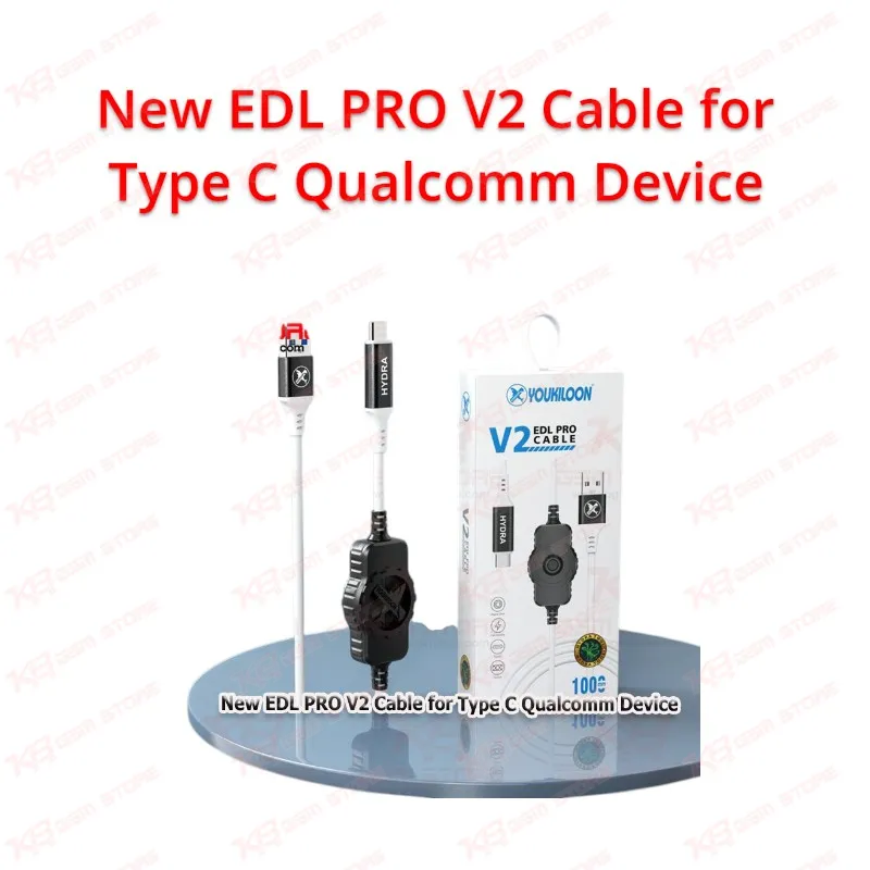 New EDL PRO V2 Cable for Type C Qualcomm Device