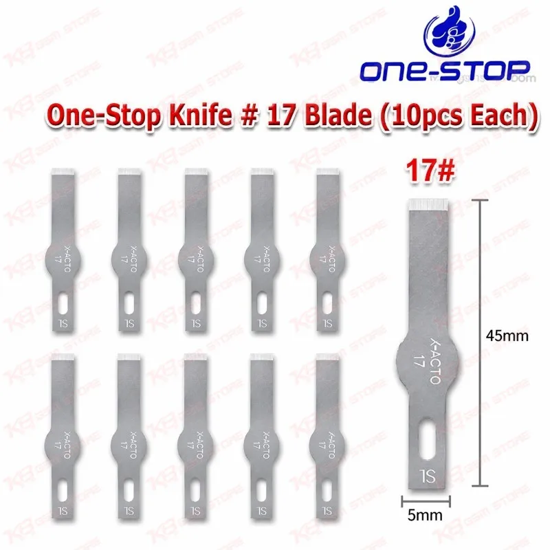 One-Stop Knife # 17 Blade (10pcs Each)