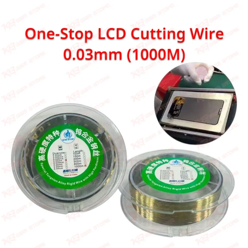One-Stop LCD Cutting Wire 0.03mm (1000M)
