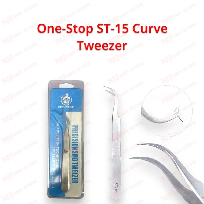 One-Stop ST-15 Curve Tweezer