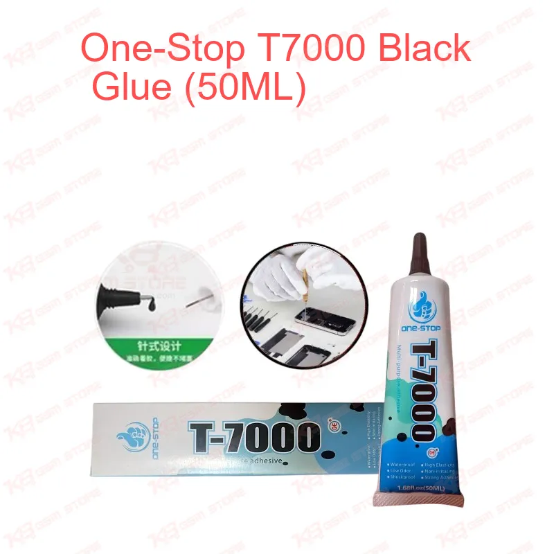 One-Stop T7000 Black Glue (50ML)