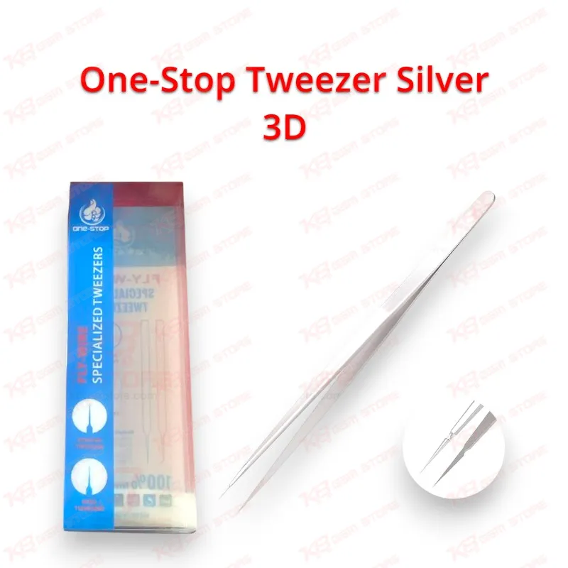 One-Stop Tweezer Silver 3D