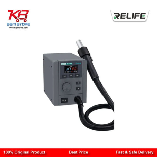 QUICK 857 Pro Hot Air Rework Station European Plug – Professional SMD Soldering Rework Tool for Mobile PCB Repair