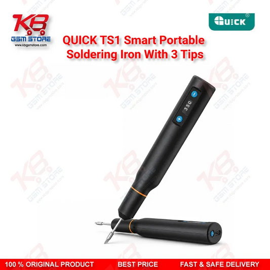 QUICK TS1 Smart Portable Soldering Iron With 3 Tips