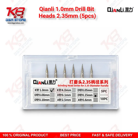 Qianli 1.0mm Drill Bit Heads 2.35mm (5pcs) for Grinding Pen
