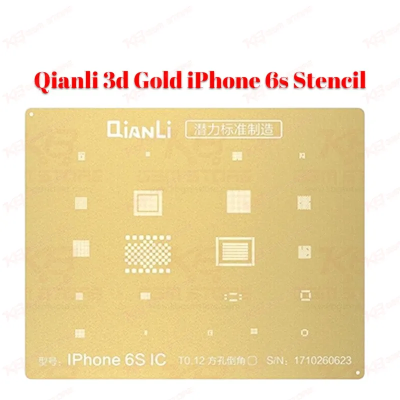 Qianli 3d Gold iPhone 6s Stencil