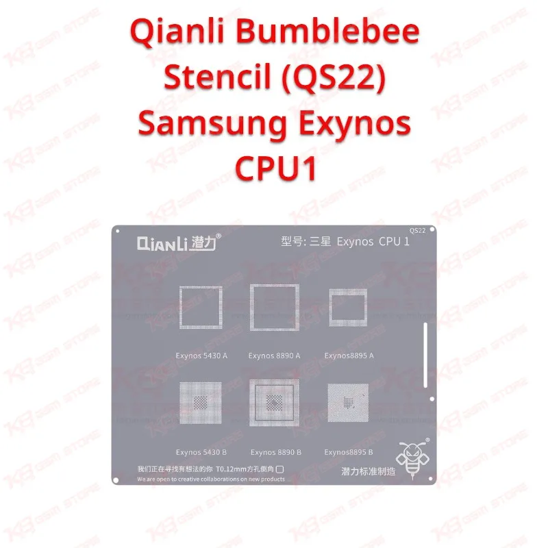 Qianli Bumblebee Stencil (QS22) Samsung Exynos CPU1