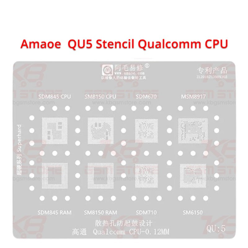 Qualcomm CPU QU5 Stencil AMAOE