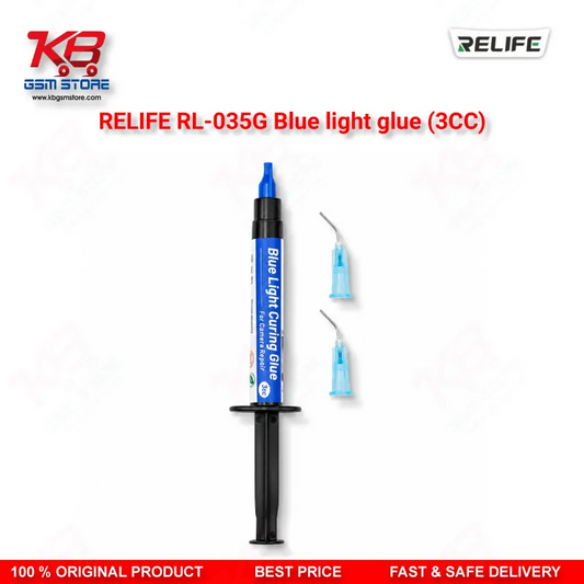 RELIFE RL-035G Blue Light Glue (3CC) – UV Curing Adhesive for Camera Lens Repair