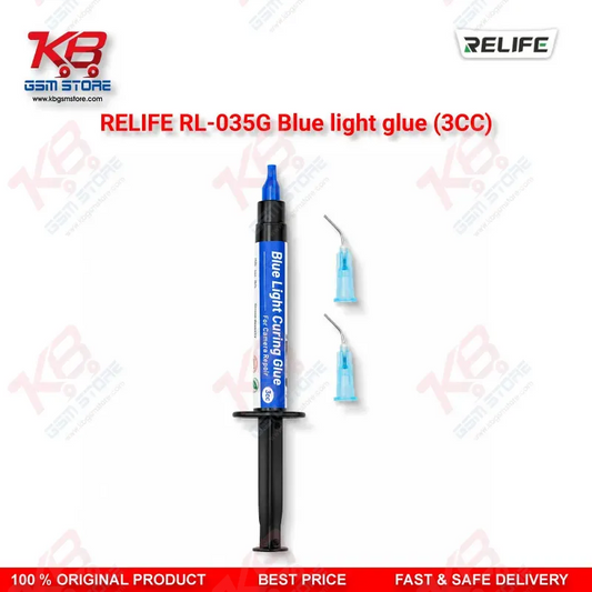 RELIFE RL-035G Blue Light Glue (3CC) – UV Curing Adhesive for Camera Lens Repair