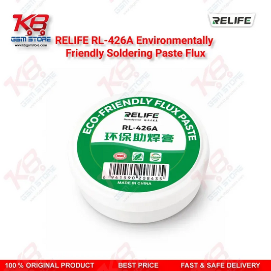 RELIFE RL-426A Environmentally Friendly Soldering Paste Flux 30g — High Purity Lead-Free Flux for BGA, SMT & PCB Repair