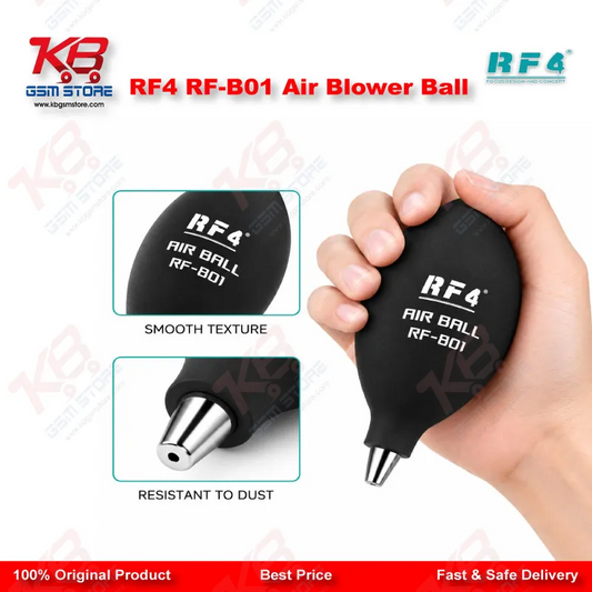 RF4 RF-B01 Air Blower Ball – Silicone Air Dust Cleaner for PCB & Mobile Repair Workbench