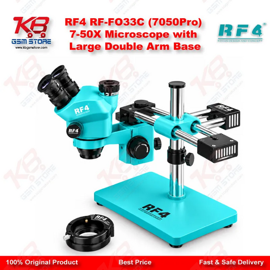 RF4 RF-FO33C (7050Pro) 7-50X Microscope with Large Double Arm Base