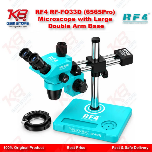 RF4 RF-FO33D (6565Pro) Microscope with Large Double Arm Base