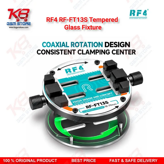 RF4 RF-FT13S Tempered Glass Fixture – PCB Motherboard Clamp for Mobile Repair