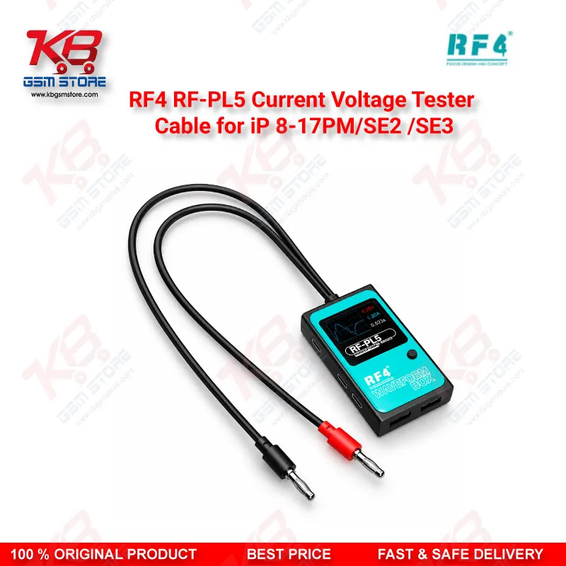 RF4 RF-PL5 Current Voltage Tester Cable for iP 8-17PM/SE2 /SE3 – Real-Time Motherboard Power Diagnostic Tool