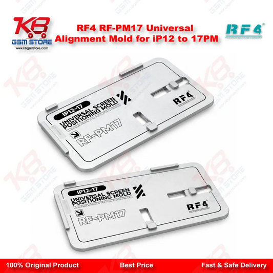 RF4 RF-PM17 Universal Alignment Mold for iPhone 12 to 17 Pro Max Screen Refurbishing