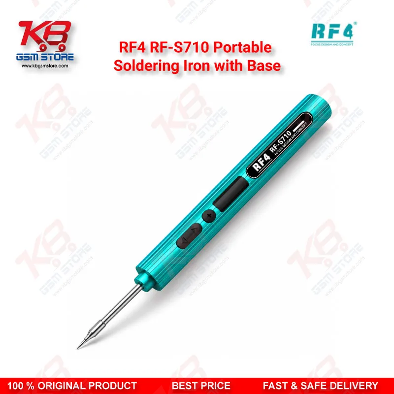 RF4 RF-S710 Portable Type-C Integrated Digital Soldering Iron with Base for PCB SMD Repair