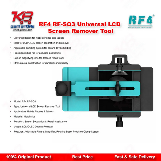 RF4 RF-SO3 Universal LCD Screen Remover Tool – Multi-Function Screen Separator for Mobile Repair